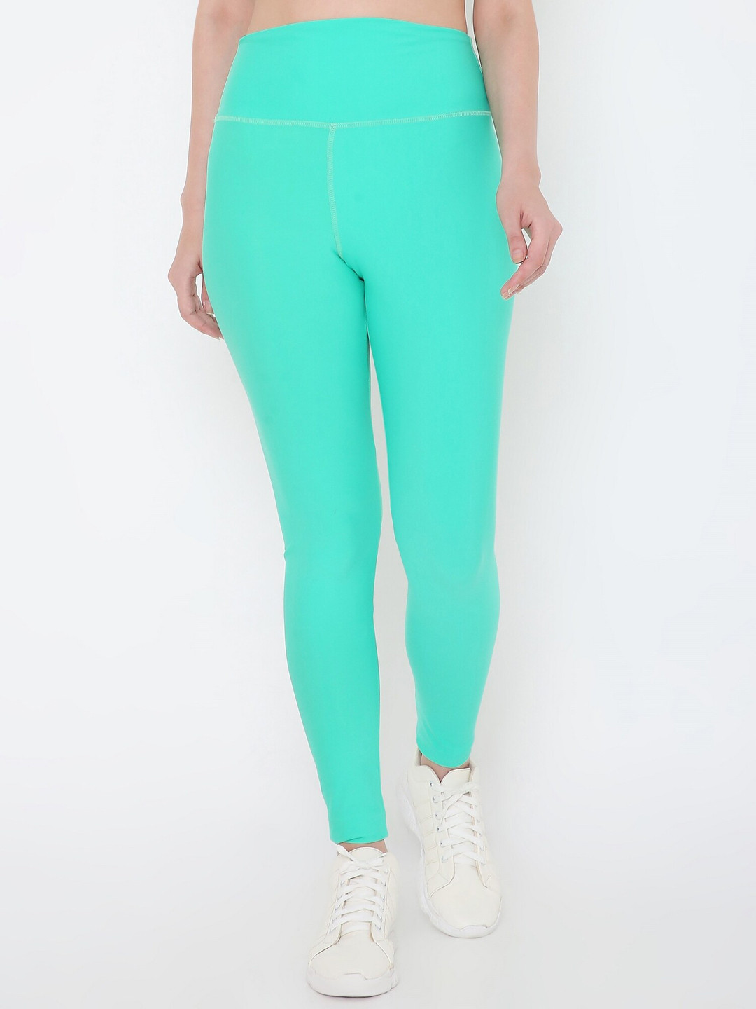 

Berrys Intimatess Women Ankle Length Training & Gym Sports Tights, Sea green