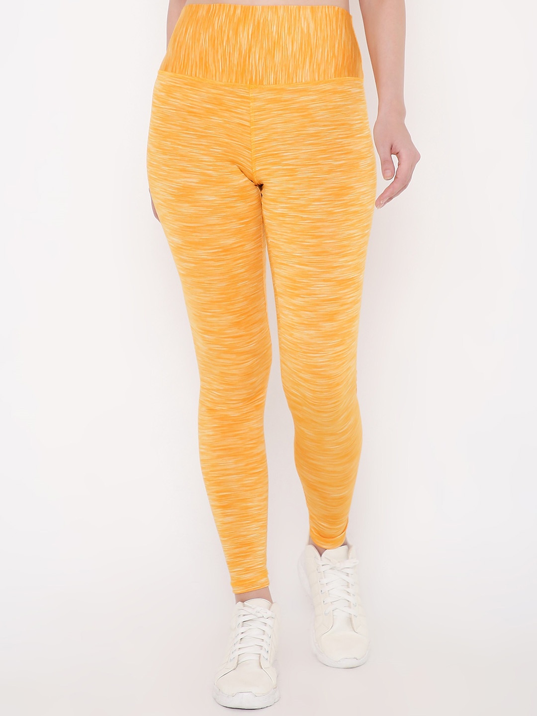 

Berrys Intimatess High-Rise Ankle Length Sports Tights, Yellow
