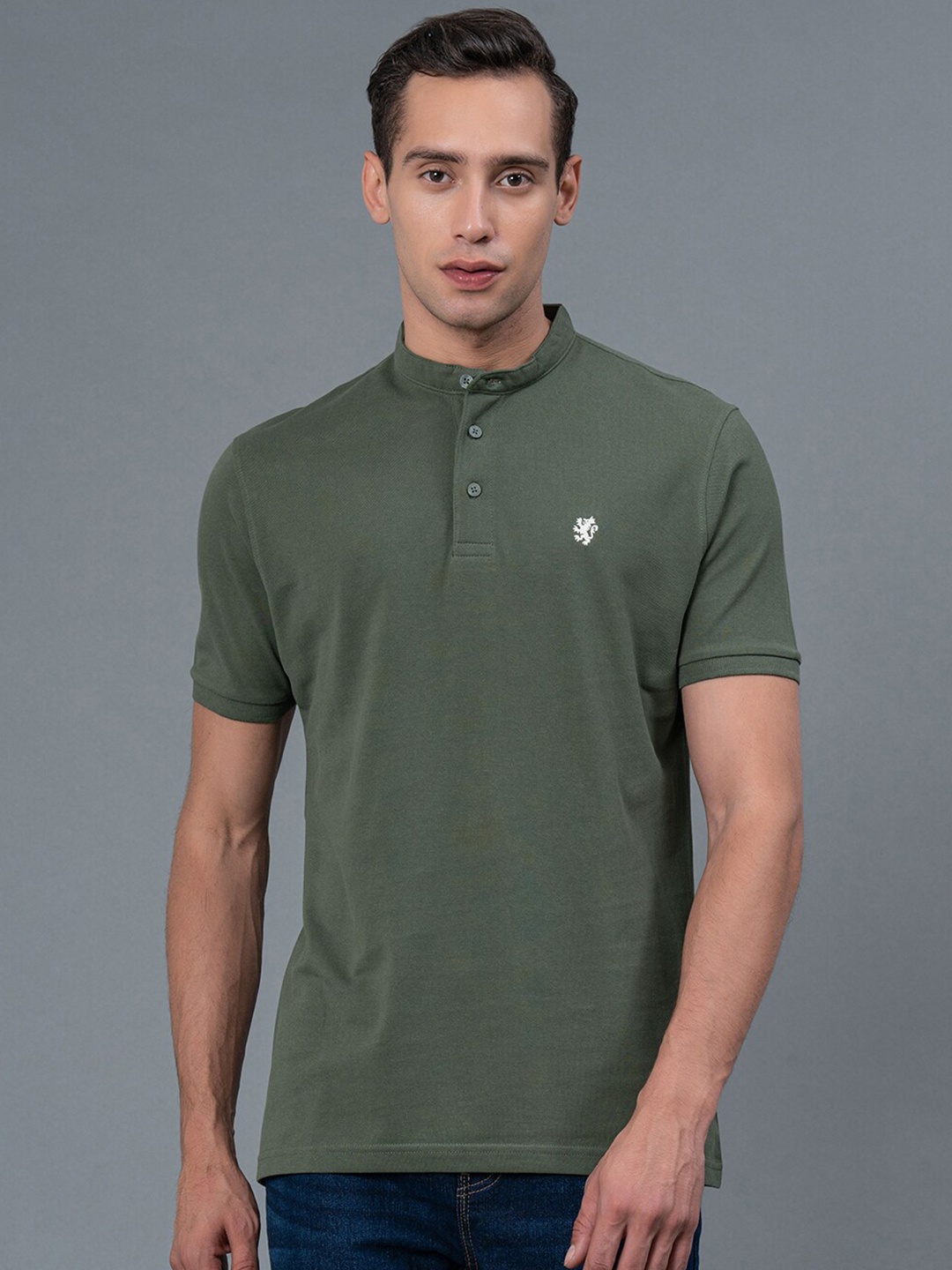 

Red Tape Pure Cotton T-shirt, Green