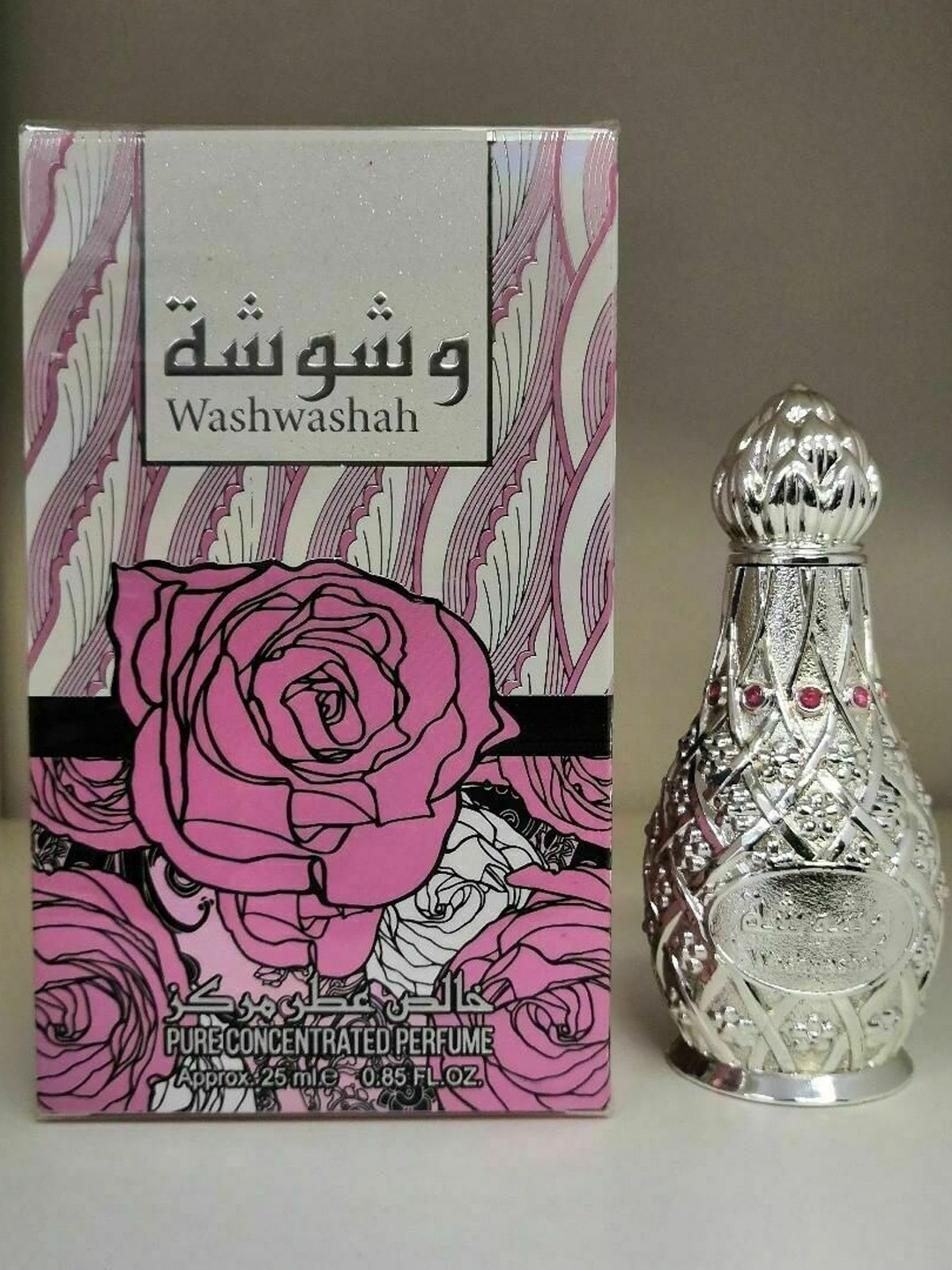 

Lattafa Washwashah Pure Concentrated Perfume Attar - 25ml, Silver