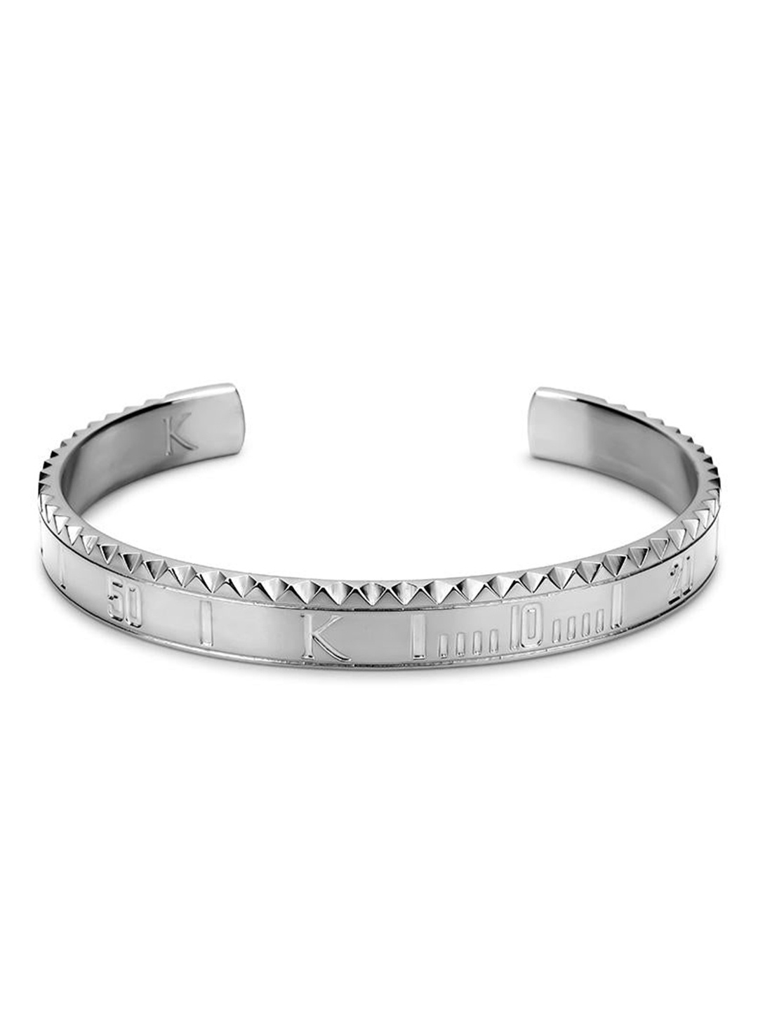 

KREDO Silver-Plated Kada Bracelet