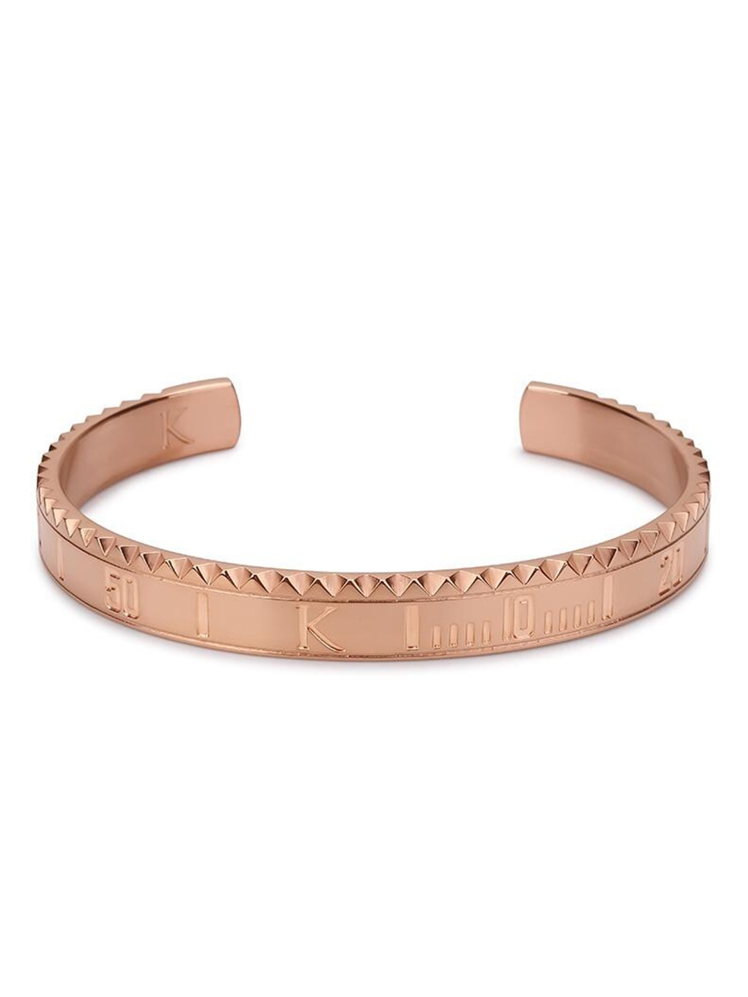

KREDO Rose Gold-Plated Kada Bracelet