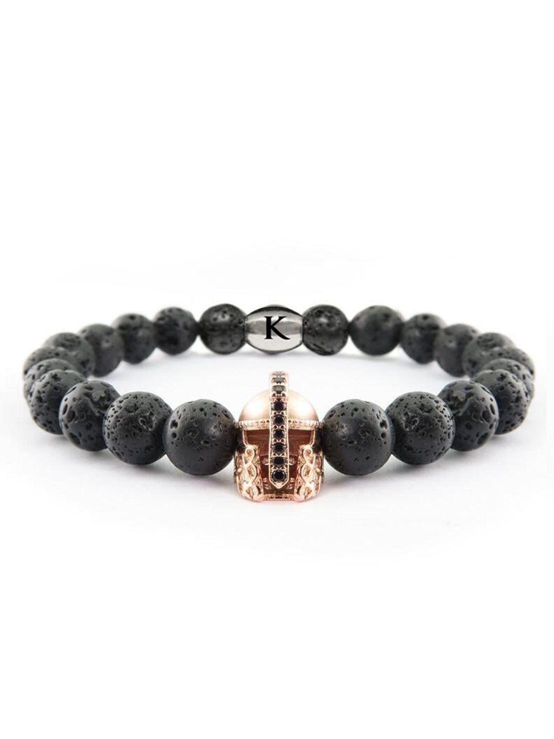 

KREDO Unisex Elasticated Slip-On Bracelet, Black