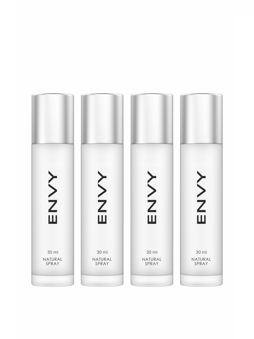 

Envy Women Set of 4 Long Lasting Natural Spray - 30 ml Each, Transparent