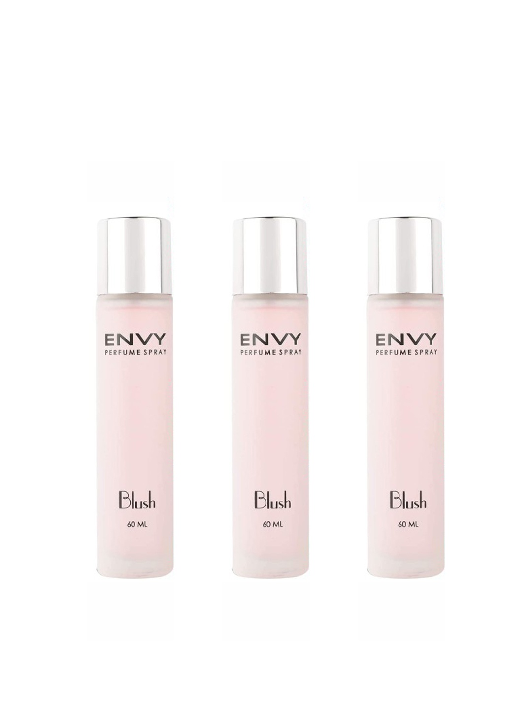 

Envy Women Set of 3 Blush Eau de Parfum Natural Spray - 60ml each, Black