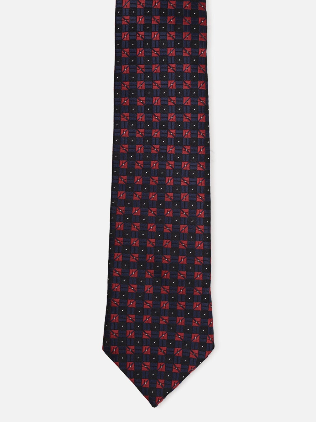 

Allen Solly Men Woven Design Broad Tie, Navy blue