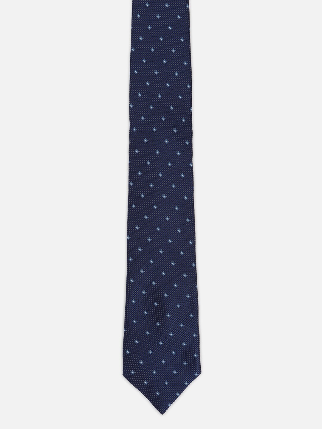 

Van Heusen Men Micro Ditsy Printed Formal Broad Tie, Navy blue