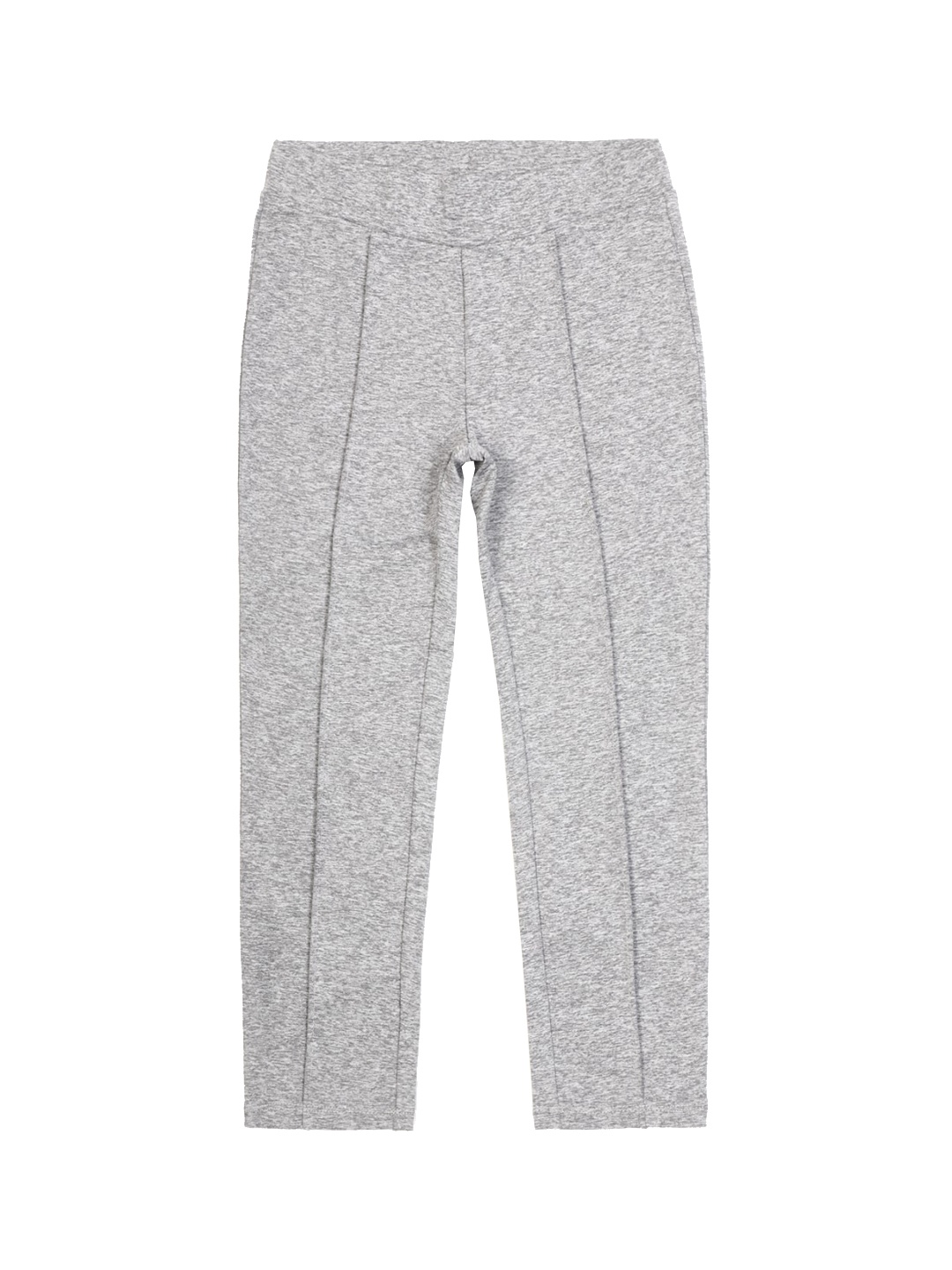 

Peter England Girls Regular Fit Slip-On Treggings, Grey melange