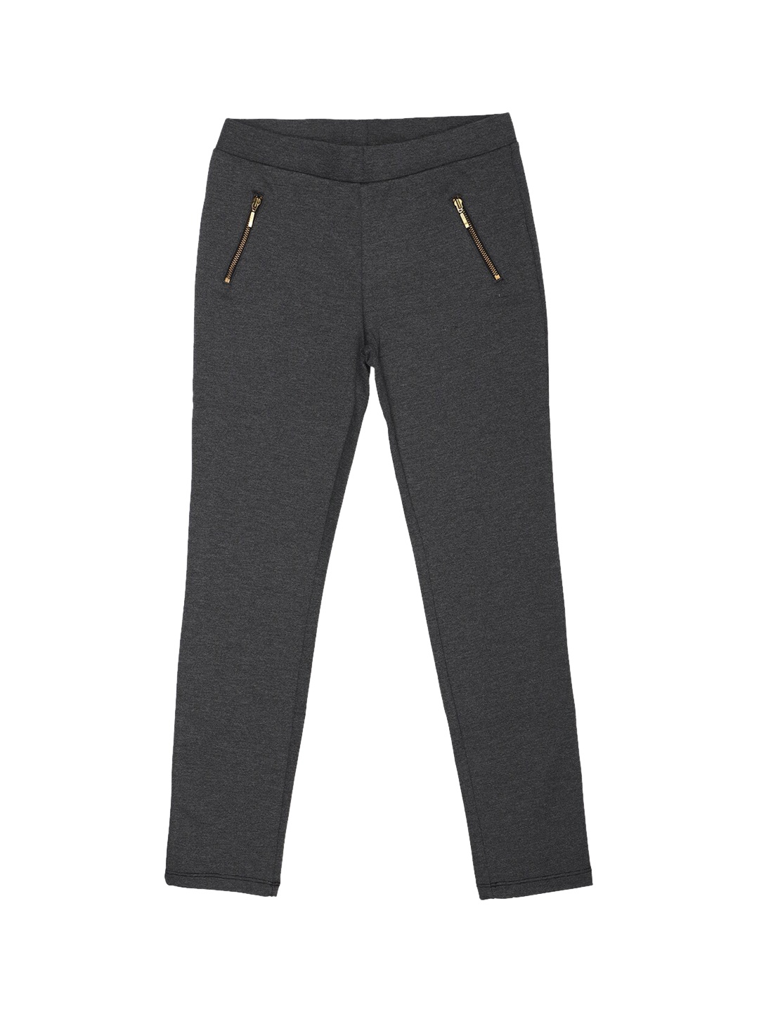 

Peter England Kids Girls Pure Cotton Treggings, Grey