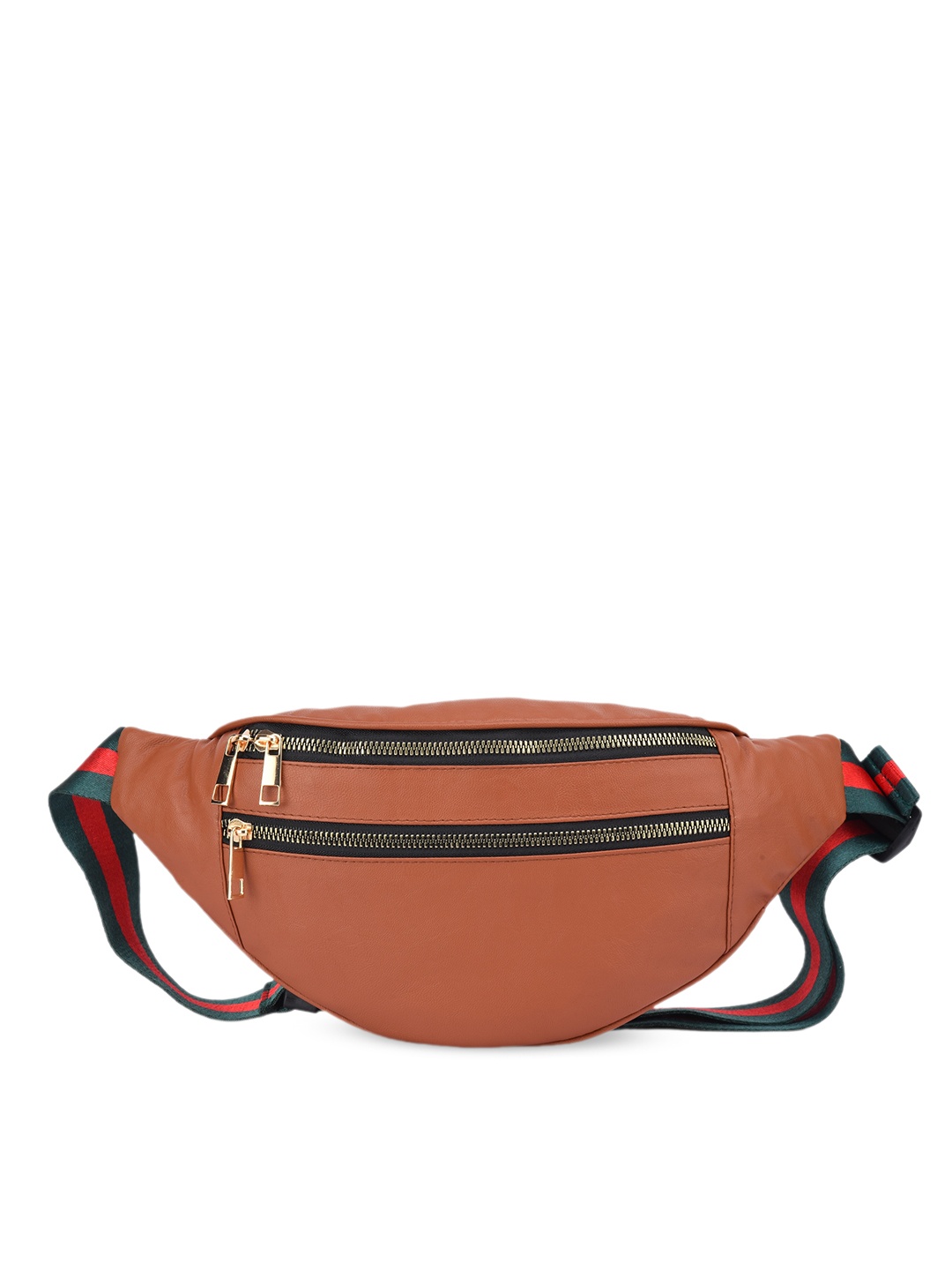 

K London Textured Waist Pouch, Tan