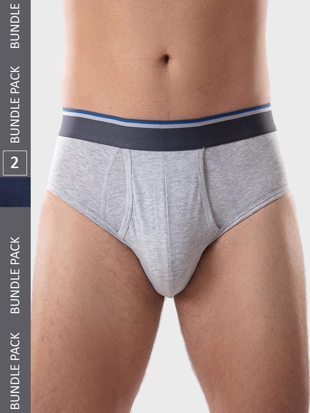 

Gloot Men Pack Of 2 Anti Odour Assorted Basic Briefs