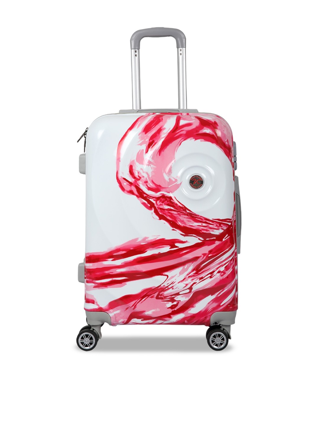 

Polo Class Printed Hard-Sided Medium Trolley Suitcase, Red