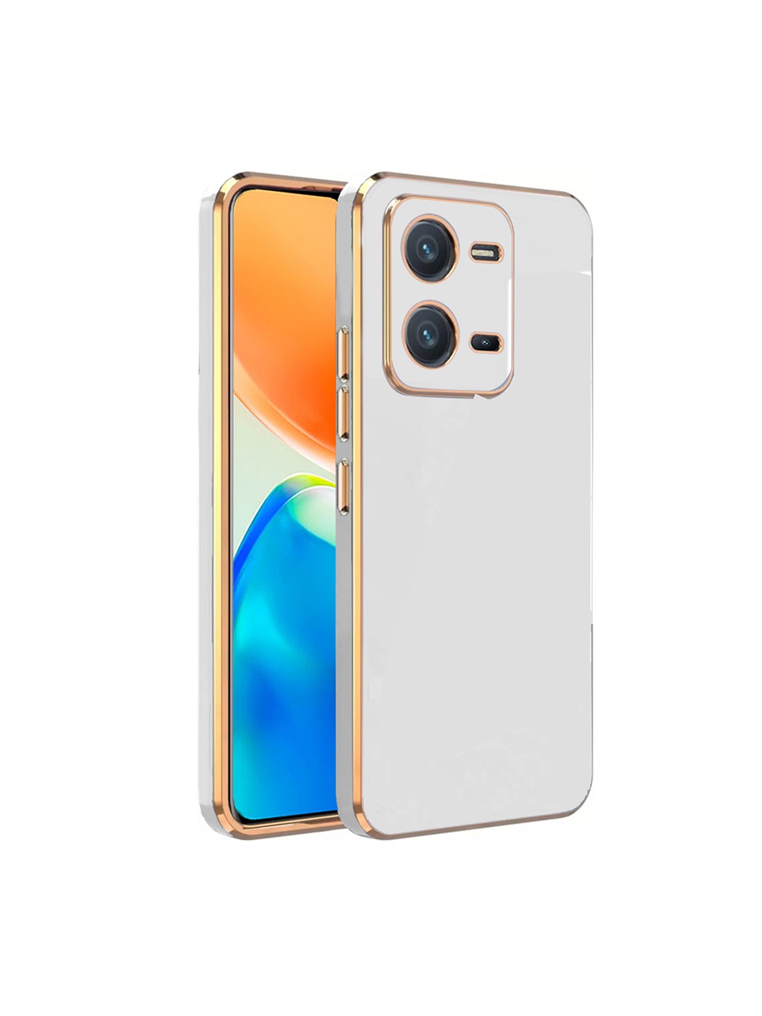 

Karwan Vivo V25 Phone 6D Back Case, White