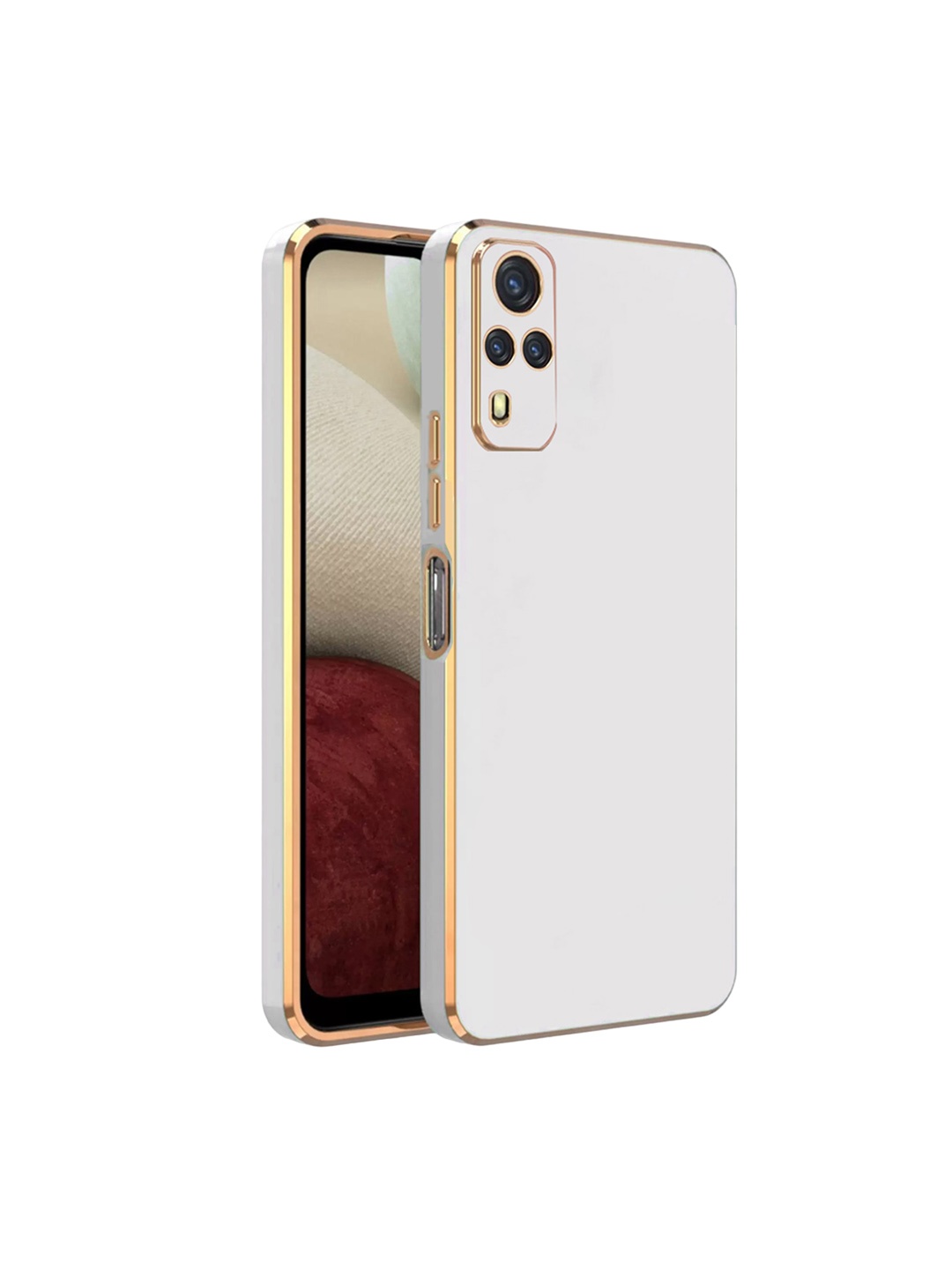 

Karwan Vivo Y51 Phone 6D Back Case, White