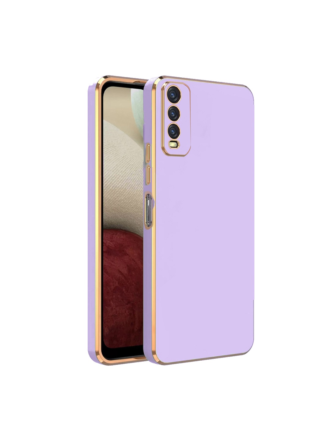 

Karwan Vivo Y20 Phone 6D Back Case, Purple