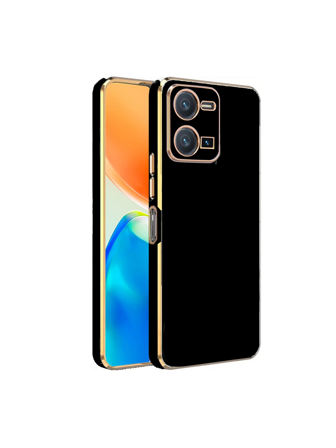 

Karwan Vivo Y35 Phone 6D Back Case, Black