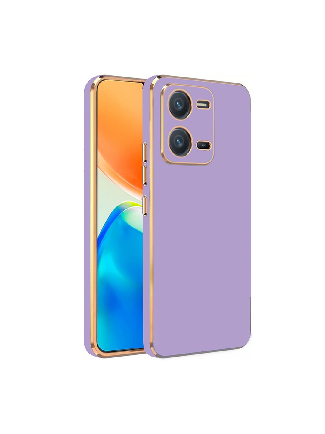 

Karwan Vivo V25 Phone 6D Back Case, Purple