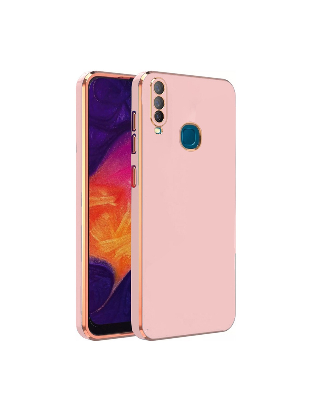 

Karwan Vivo Y15 Phone 6D Back Case, Pink