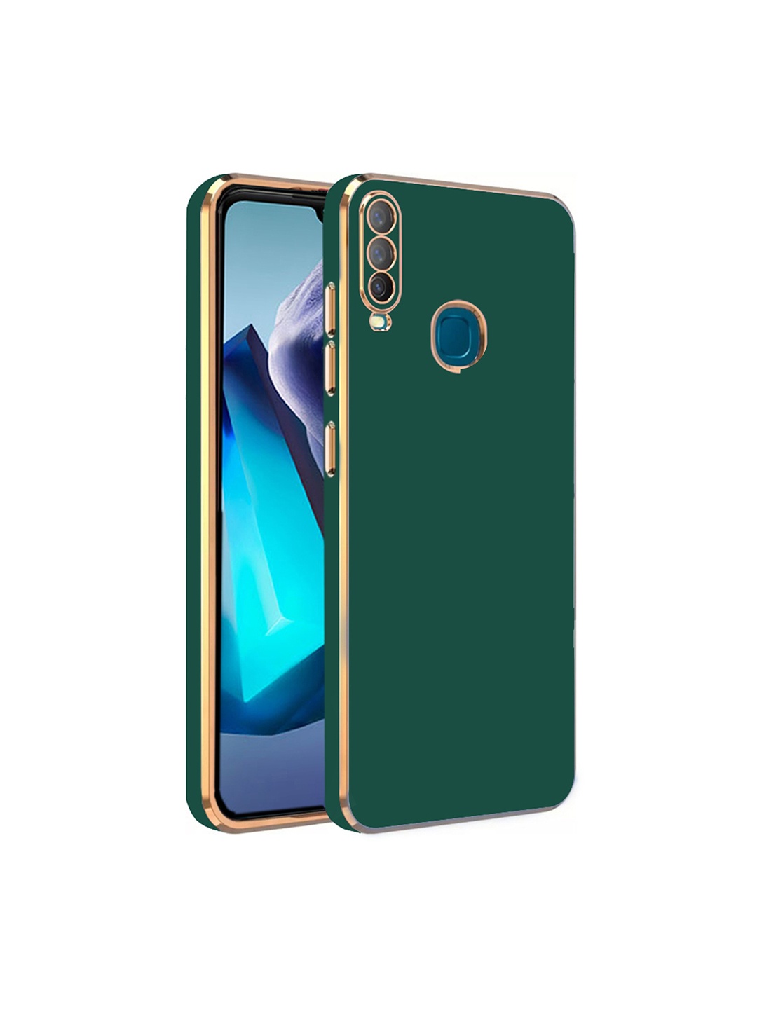 

Karwan Vivo Y17 Phone 6D Back Case, Green