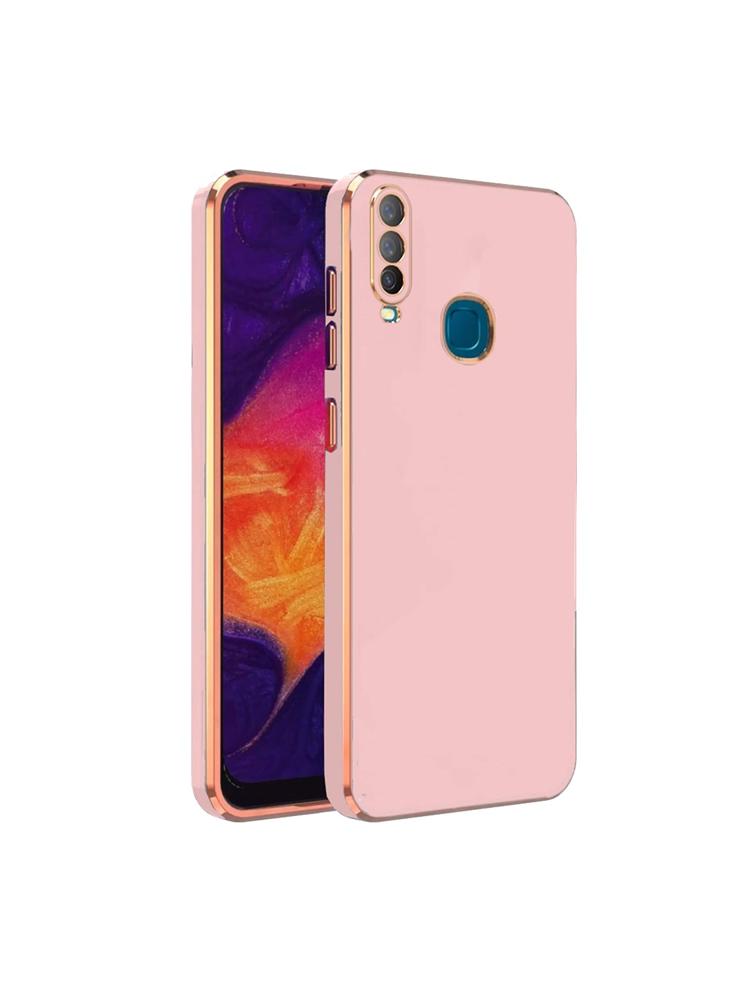 

Karwan Vivo Y17 Phone 6D Back Case, Pink