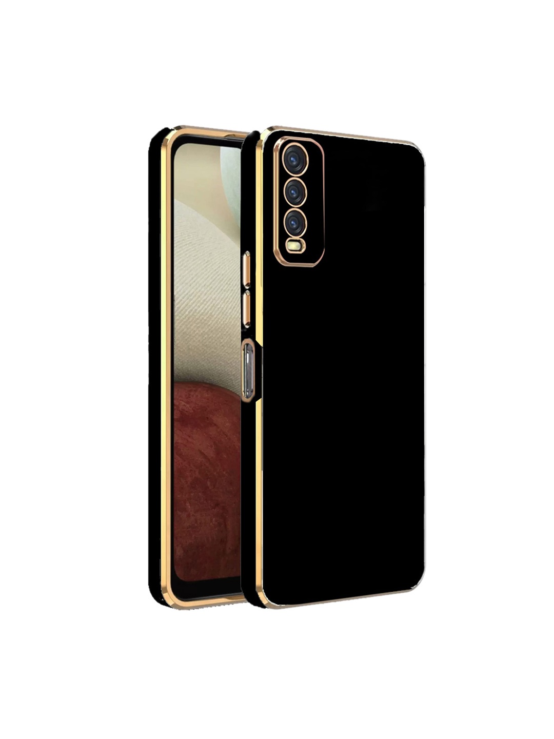 

Karwan Vivo Y20 Phone 6D Back Case, Black