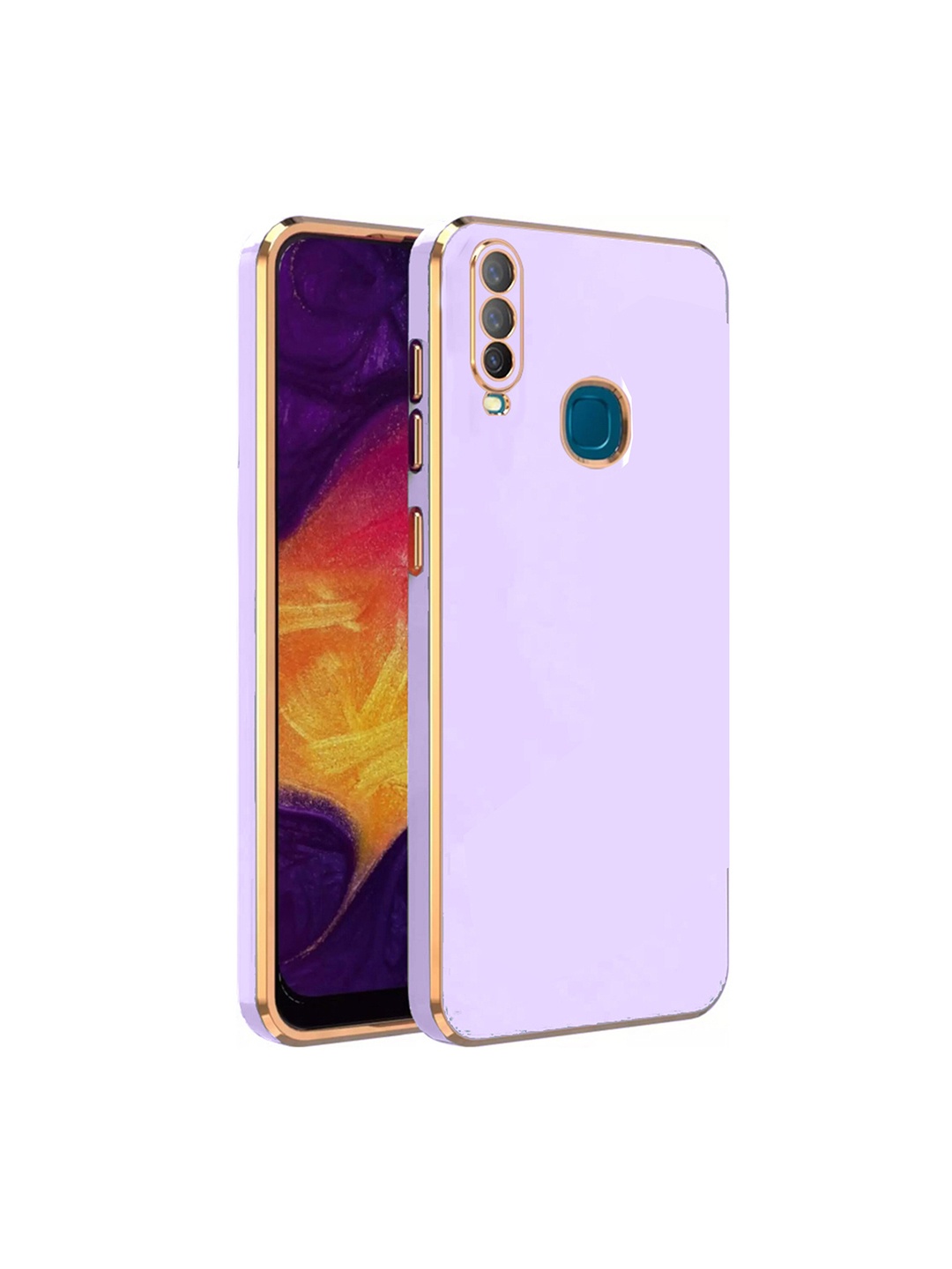 

Karwan Vivo Y17 Phone 6D Back Case, Purple