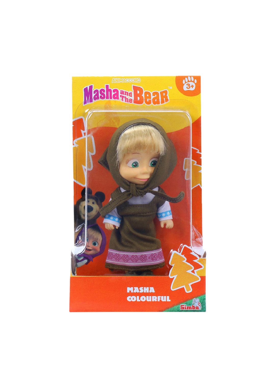 

Masha and The Bear Girls Cartoon Toy Doll With Attractive Outfit, Olive