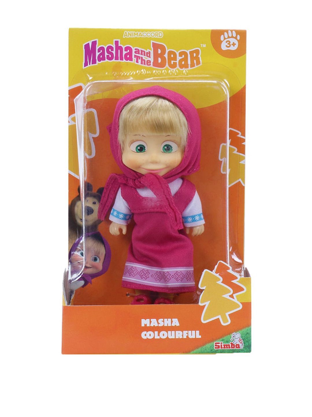 

Masha and The Bear Girls Cartoon Toy Doll With Attractive Outfit, Pink