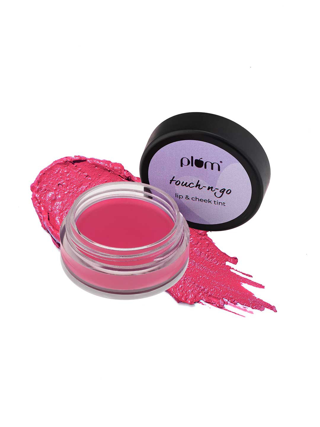 

Plum Touch-N-Go Lip & Cheek Tint with Jojoba Oil & Shea Butter 6 g - Blush Crush 128, Pink