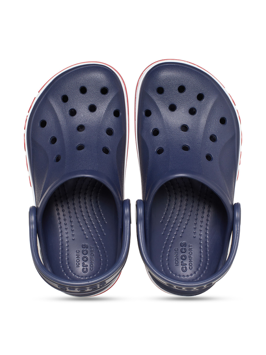 

Crocs Kids Brand Logo Printed Croslite Clogs, Navy blue