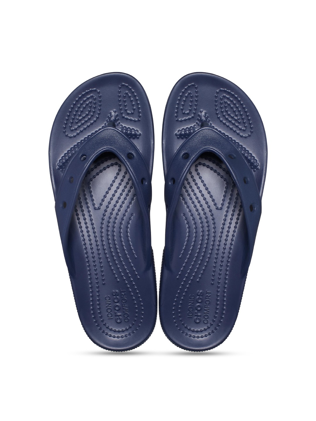

Crocs Self Design Croslite Thong Flip-Flops, Navy blue
