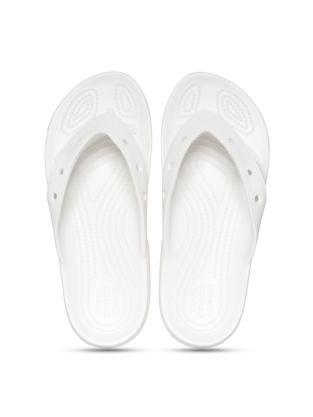 

Crocs Self Design Croslite Thong Flip-Flops, White