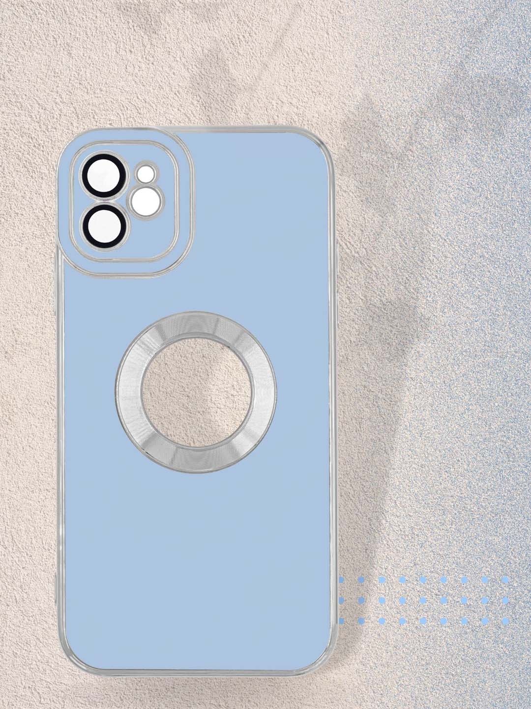 

DOOBNOOB iPhone 11 Pro Soft Electroplated Phone Back Case, Blue