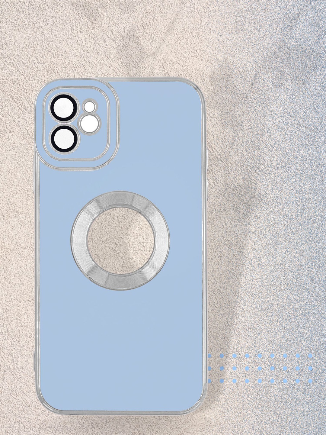 

DOOBNOOB iPhone 11 Pro Max Soft Electroplated Phone Back Case, Blue