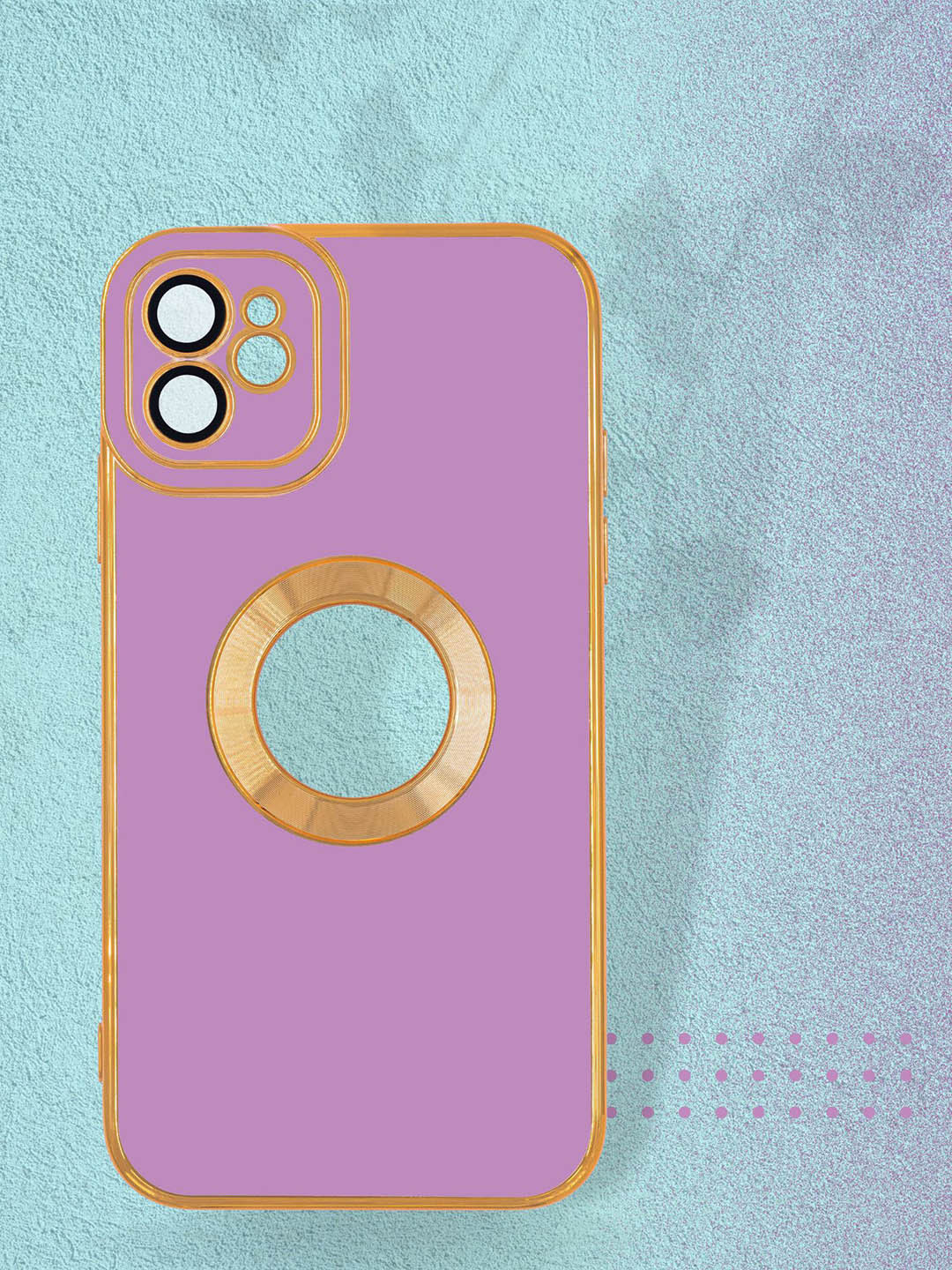 

DOOBNOOB iPhone 13 Pro Max Soft Electroplated Phone Back Case With Camera Protection, Purple