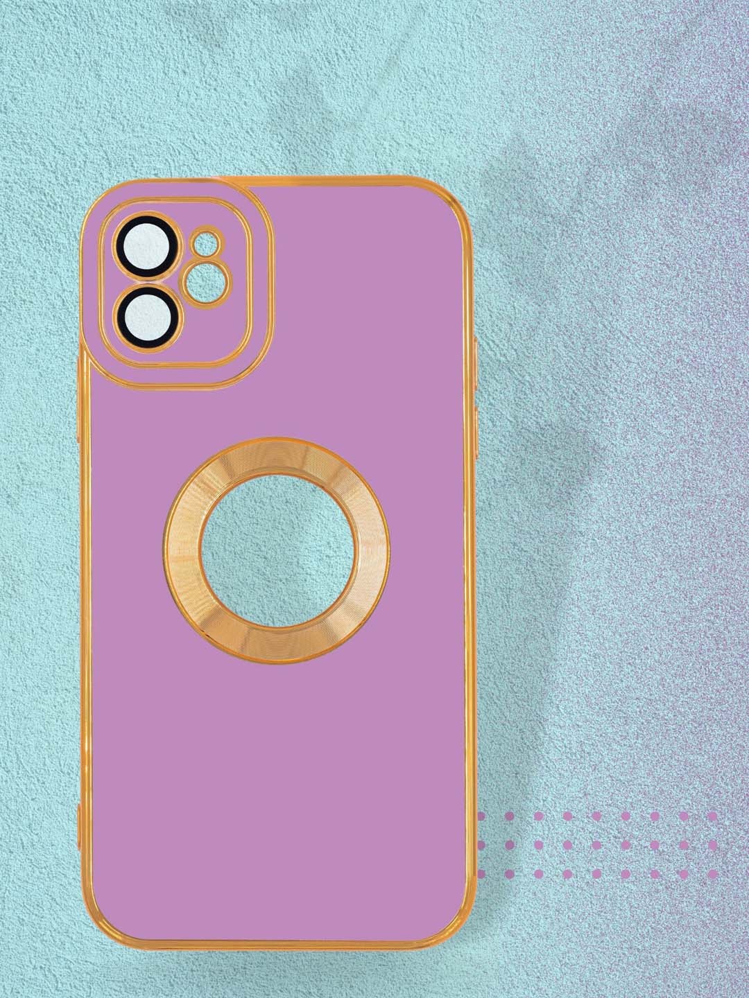 

DOOBNOOB iPhone 11 Pro Max Soft Electroplated Phone Back Case With Camera Protection, Purple