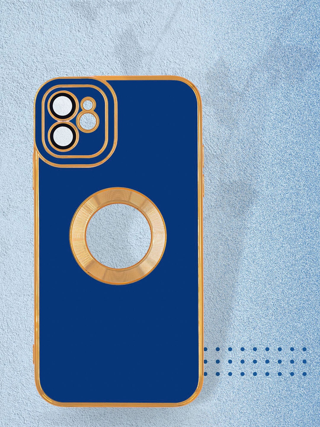 

DOOBNOOB iPhone 11 Pro Soft Electroplated Phone Back Case With Camera Protection, Blue