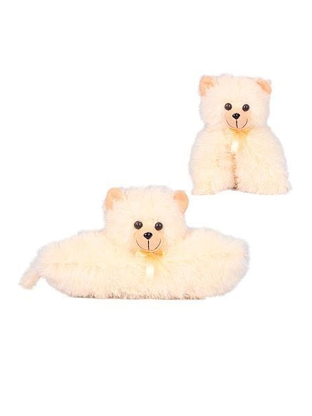 

Frantic Teddy Huggable Stuffed Soft Toy, Cream