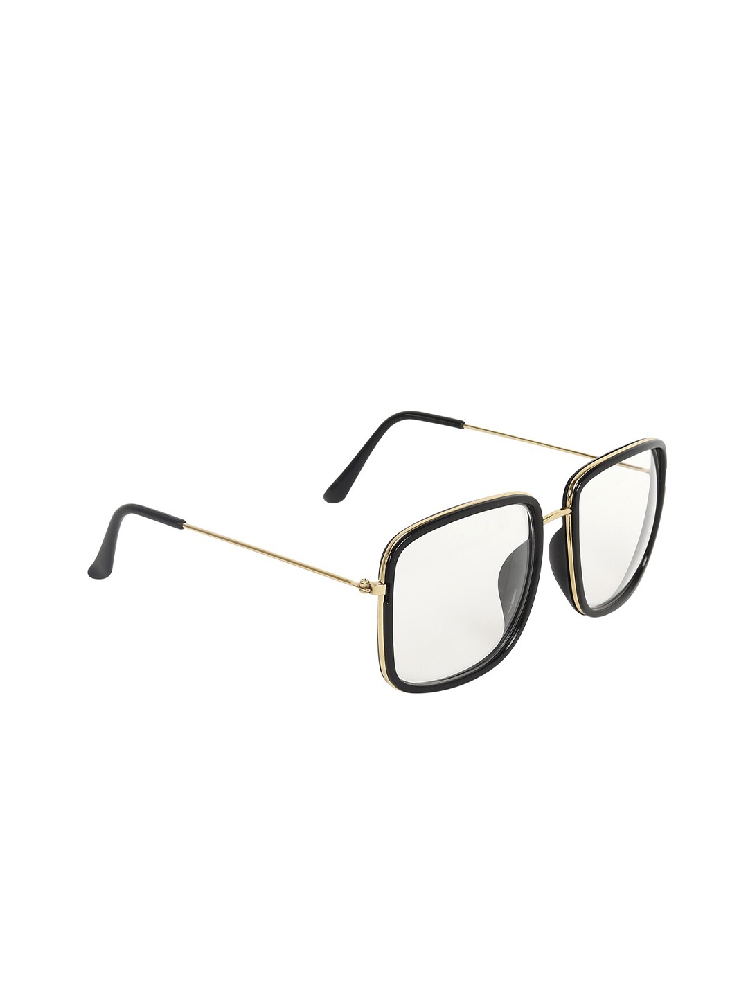 

CRIBA Square Sunglasses With UV Protected Lens VCR_ALOTT_WHT, Transparent