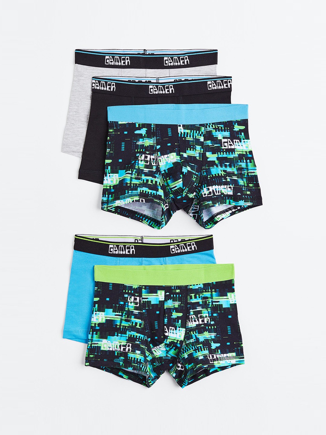 

H&M Boys 5-Pack Boxer Shorts 0767123073, Black