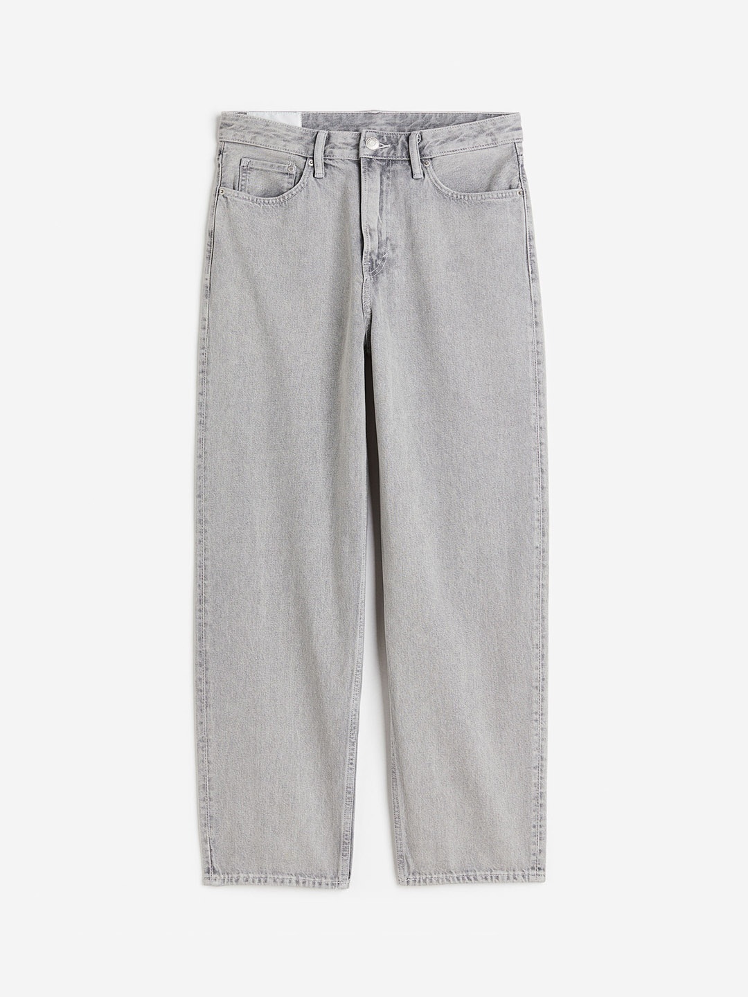 

H&M Men Loose Jeans, Grey