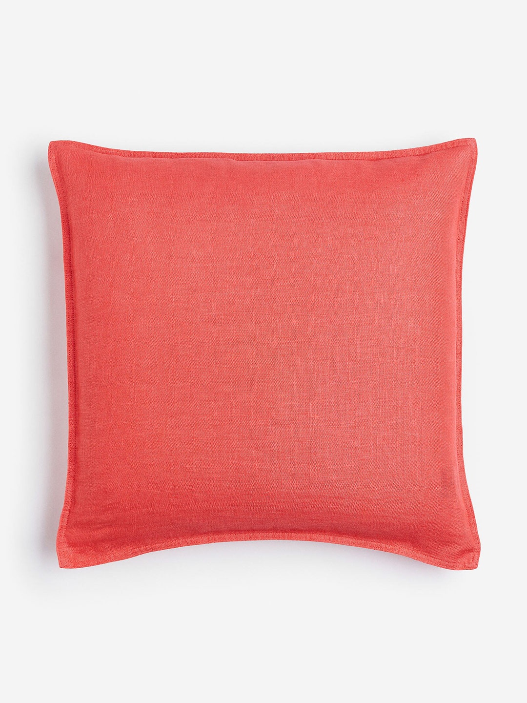 

H&M Red Washed Pure Linen Cushion Cover