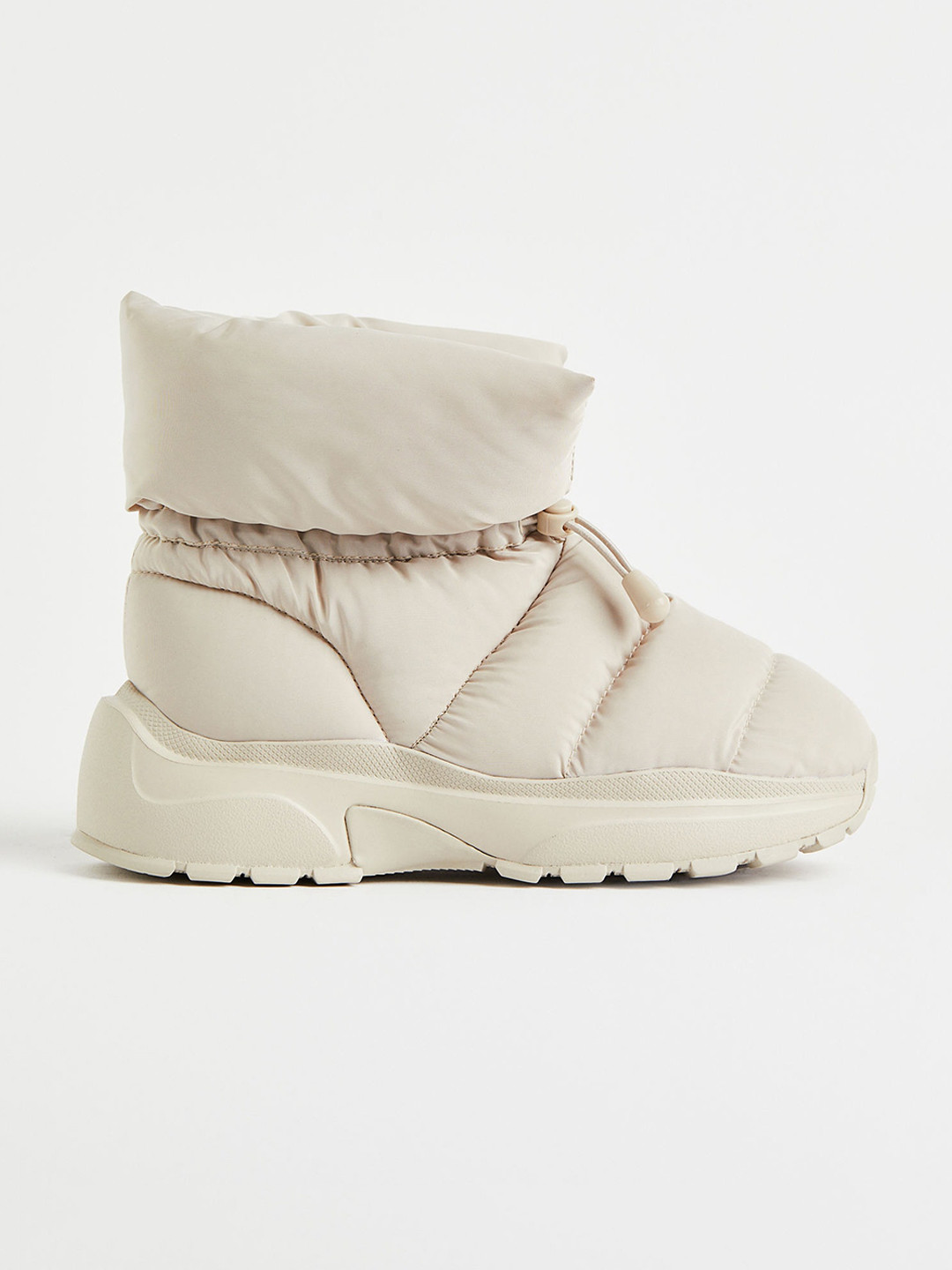 

H&M Woman Padded trainer boots, Beige