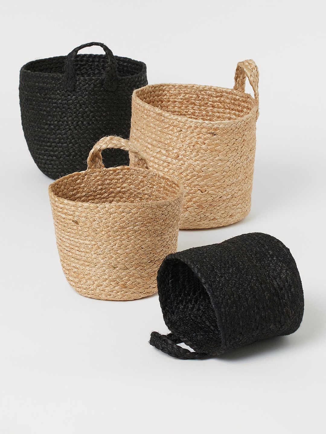 

H&M Black Handmade Wall Storage Basket