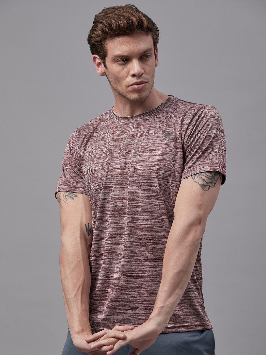 

Masch Sports Training or Gym Sports T-shirt, Brown