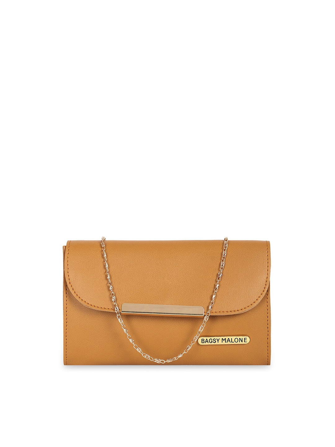 

Bagsy Malone Brown Envelope Clutch, Tan