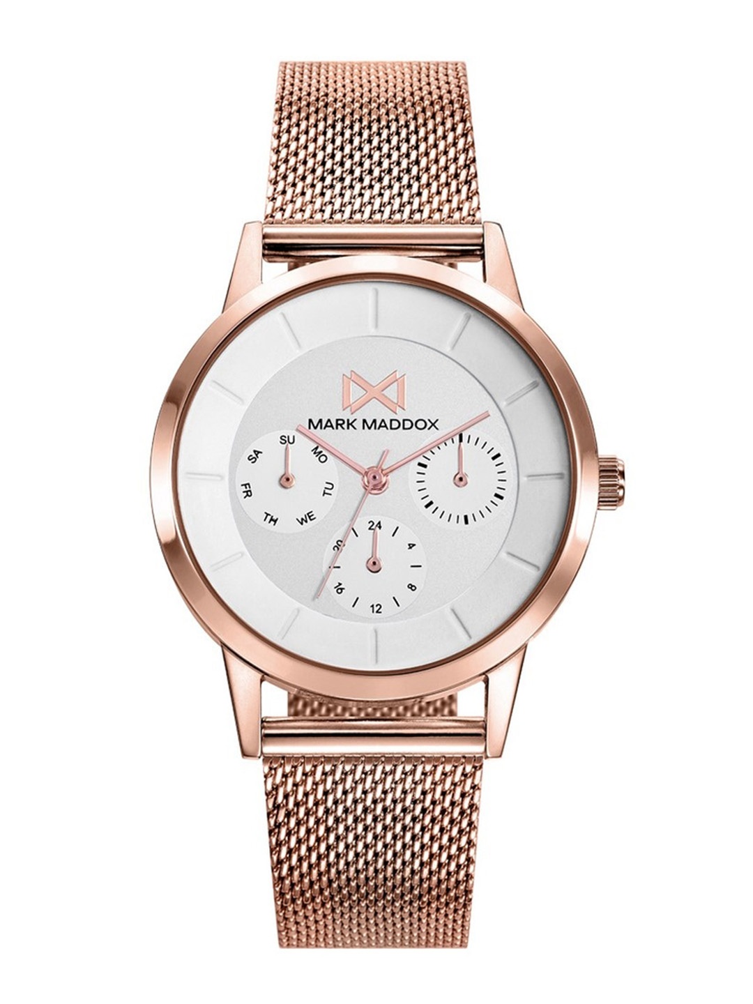 

MARK MADDOX Women Stainless Steel Straps Analogue Watch MM7126-97, Rose gold