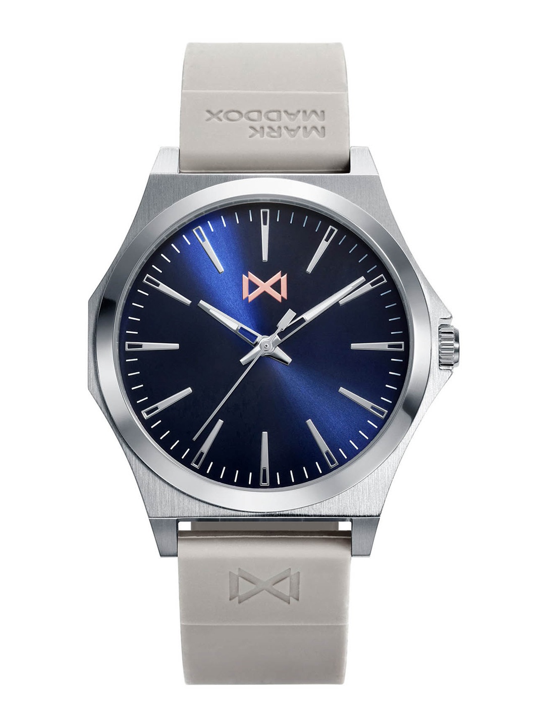 

MARK MADDOX Men Leather Straps Analogue Watch HC7109-37, Blue