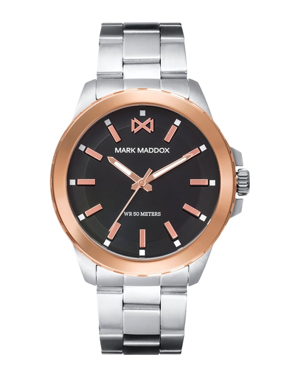 

MARK MADDOX Men Stainless Steel Straps Analogue Watch HM0111-57, Rose gold