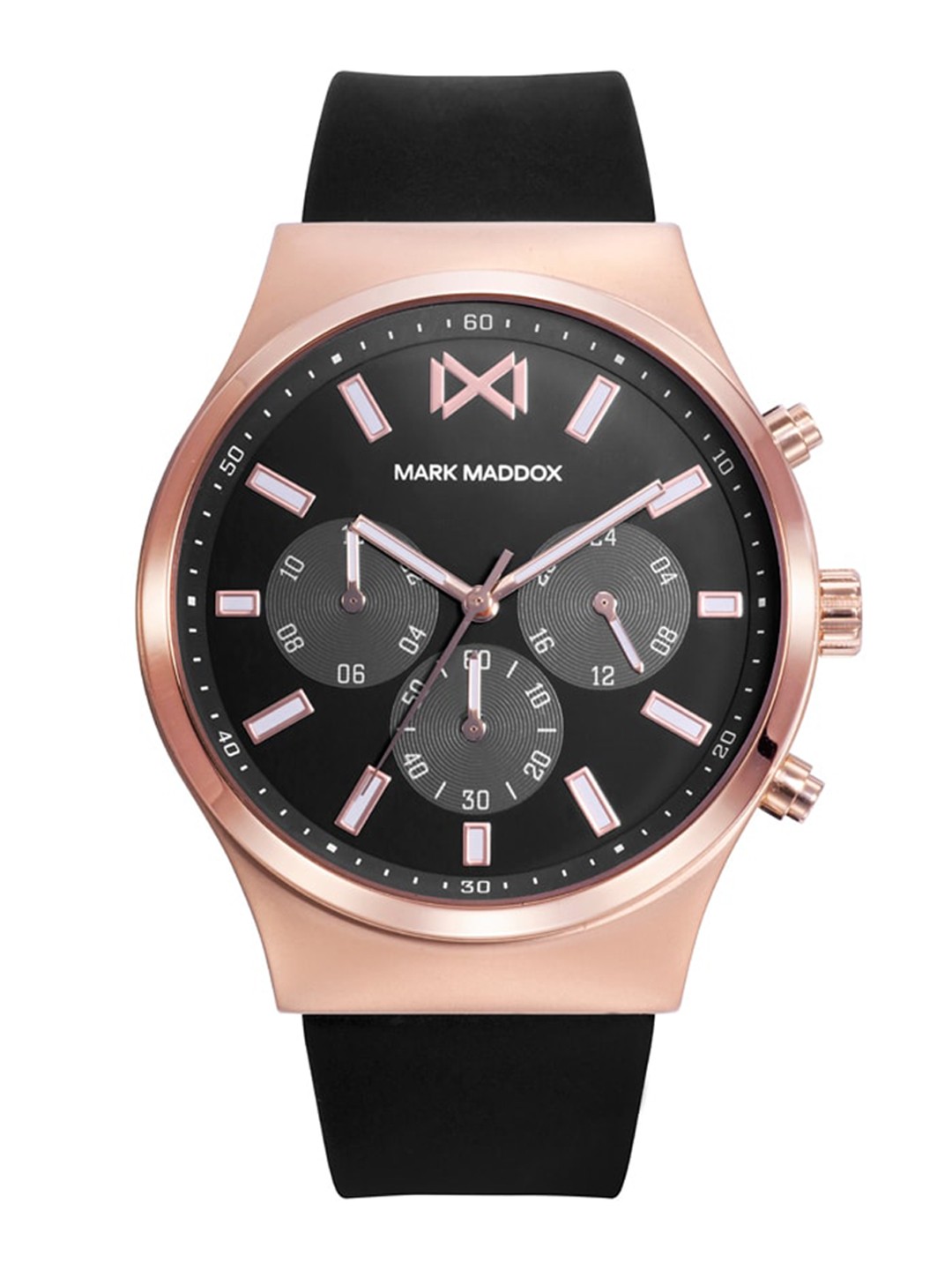 

MARK MADDOX Men Leather Straps Analogue Watch HC0114-17, Rose gold